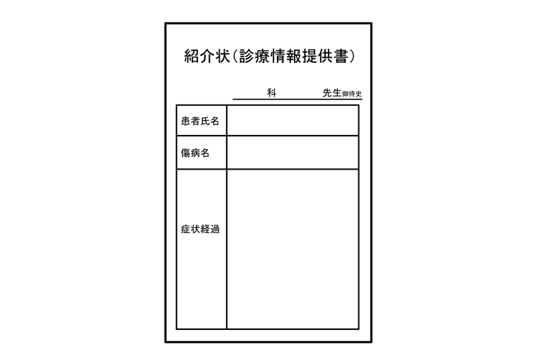 セカンドオピニオンを利用する際に、ご持参いたただくもの